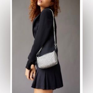 Brand new Chained mini silver bag